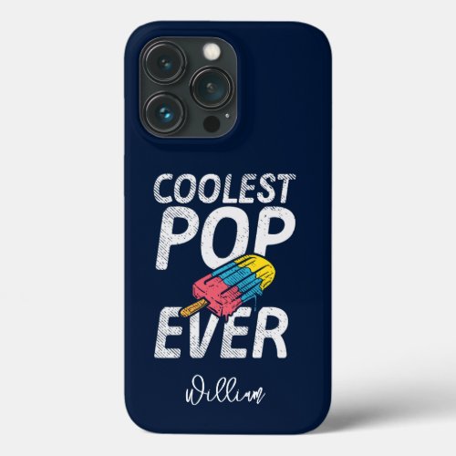 Cool Dad Fathers Day Fun Ice Cream Gag iPhone 13 Pro Case