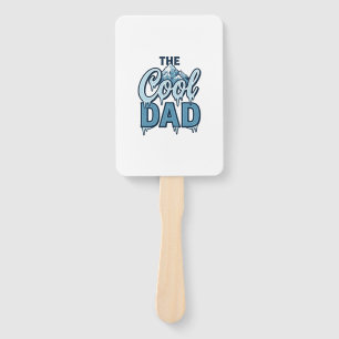 Cool Dad Mountain Vintage Graphic Design_1 Hand Fan