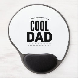 Cool dad regular dad funny fathers day gel mouse pad
