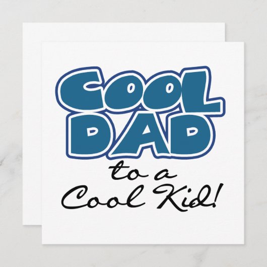 Cool Dad to a Cool Kid Gifts (Front/Back)