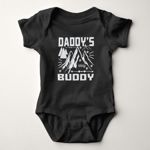 cool Daddys hiking buddy unisex Baby Bodysuit