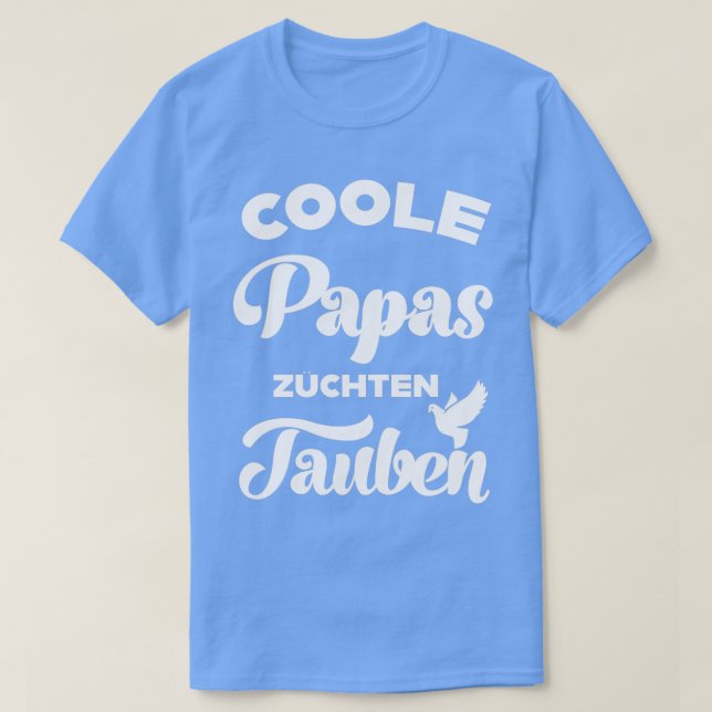 Cool dads breed pigeons pigeon fanciers homing pig T-Shirt (Design Front)