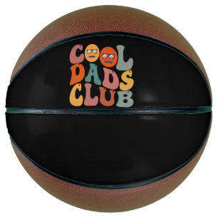 Cool Dads Club Dad Father's Day Retro Groovy Basketball