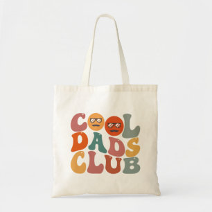 Cool Dads Club Dad Father's Day Retro Groovy Tote Bag