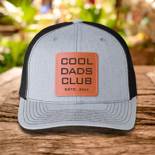 Cool Dads Club Established Date Leather Patch Hat