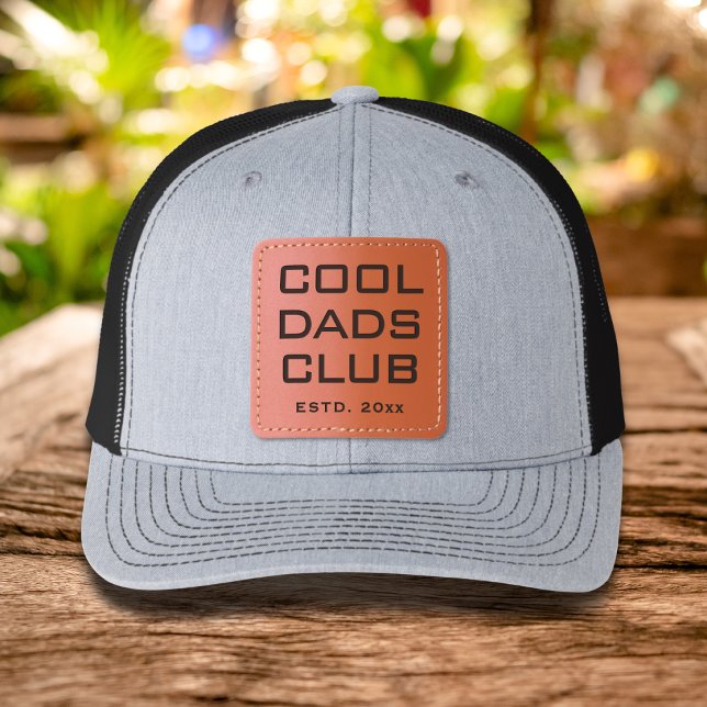 Cool Dads Club Established Date Leather Patch Hat (Creator Uploaded)