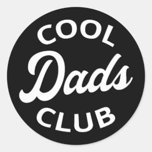 Cool Dads Club I Classic Round Sticker