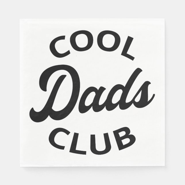 Cool Dads Club I Napkins (Front)