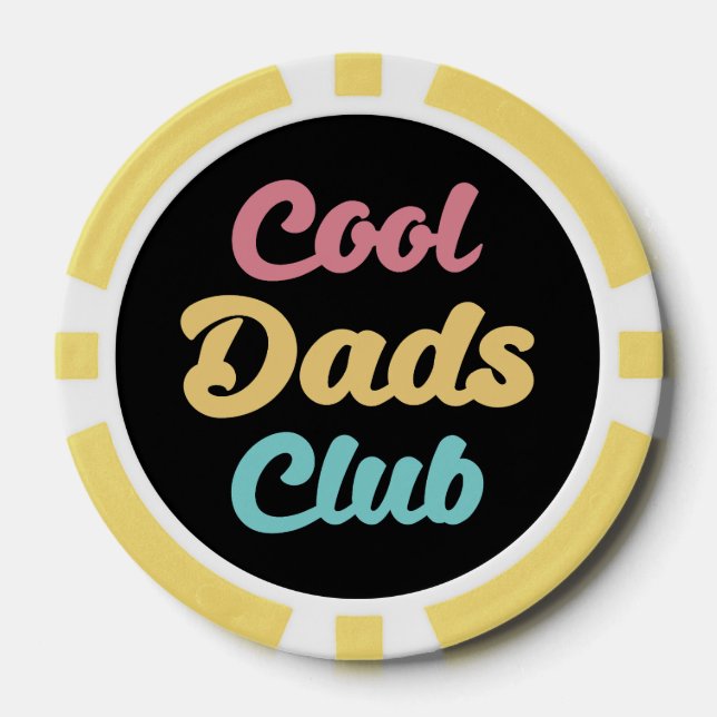 Cool Dads Club II Poker Chips (Front)