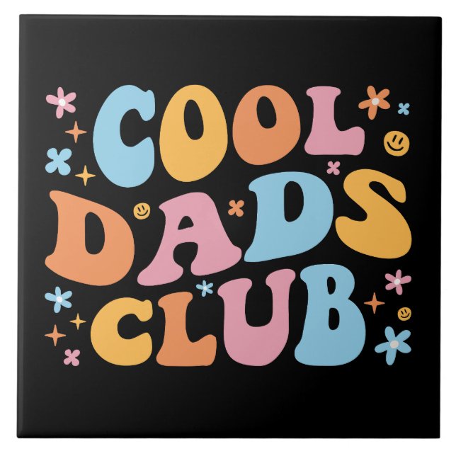 Cool Dads Club III Ceramic Tile (Front)