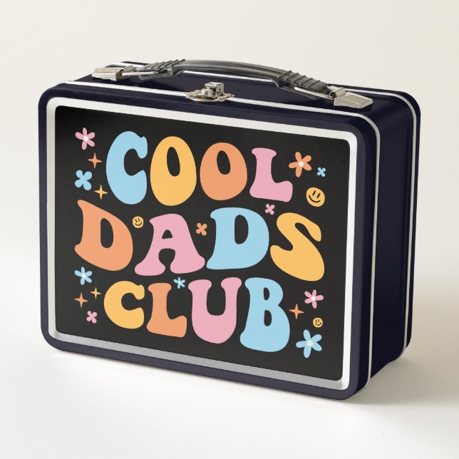 Cool Dads Club III Metal Lunch Box (Front)