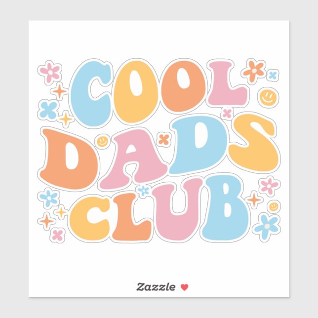 Cool Dads Club III Sticker (Sheet)