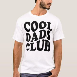 Cool Dads Club Retro Groovy Vintage Design T-Shirt