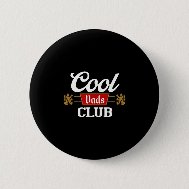 Cool Dads Club Shirt Father's Day From Daughter So Button (Front)