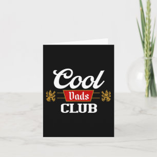 Cool Dads Club Shirt Father's Day From Daughter So Card
