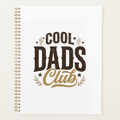 Cool Dads Club Vintage Dad Shirt Design_1 Planner