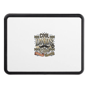 Cool Dads Club Vintage Engraving Dad Shirt Design_ Hitch Cover