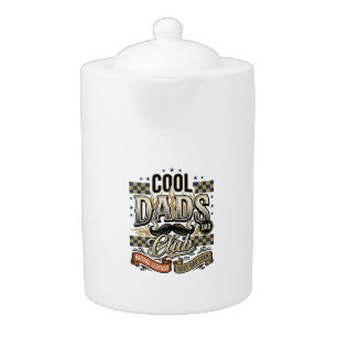 Cool Dads Club Vintage Engraving Dad Shirt Design_ Teapot