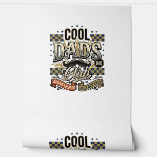 Cool Dads Club Vintage Engraving Dad Shirt Design_ Wallpaper