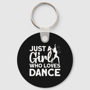 Cool Dance Art For Women Teen Girl Jazz Dancing Cl Keychain