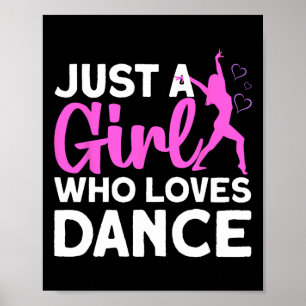 Cool Dance For Girls Women Hip Hop Dancer Ballroom Poster