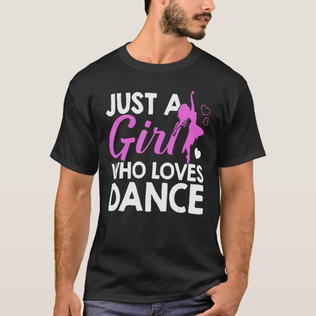 Cool Dance For Girls Women Hip Hop Dancer Ballroom T-Shirt (Front)