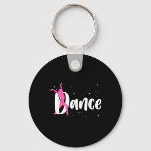 Cool Dance For Women Girls Ballroom Lyrical Hip Ho Keychain