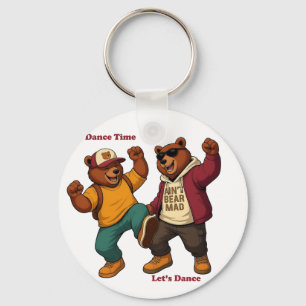 Cool Dancing Bears Keychain
