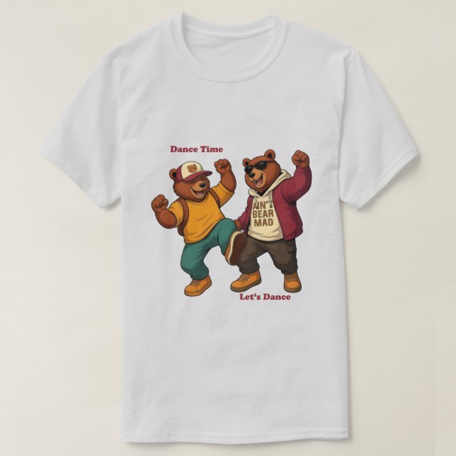 Cool Dancing Bears T-Shirt (Design Front)
