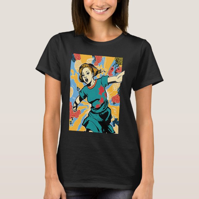 Cool Dancing Mom Retro Streetwear Dancer Mom  2 T-Shirt (Front)