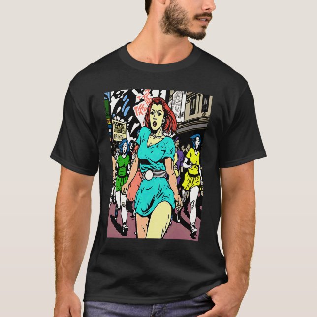 Cool Dancing Mom Retro Streetwear Dancer Mom  3 T-Shirt (Front)