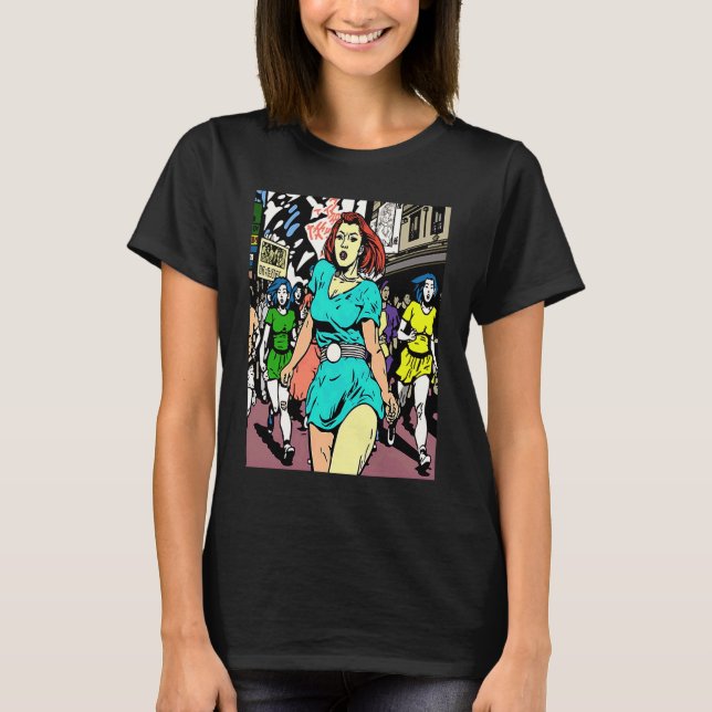 Cool Dancing Mom Retro Streetwear Dancer Mom  3 T-Shirt (Front)