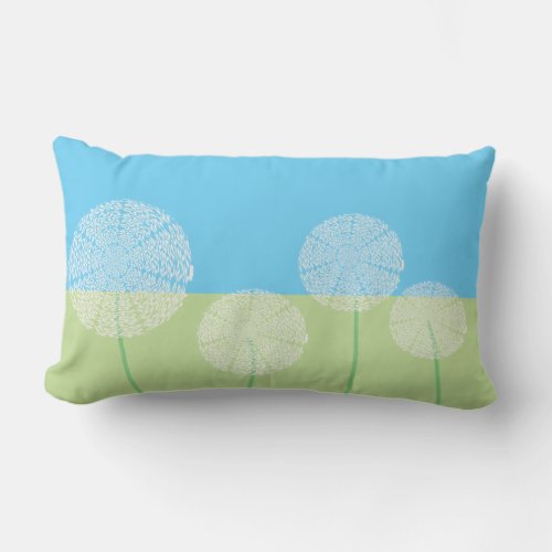 Cool Dandelion Design Lumbar Pillow