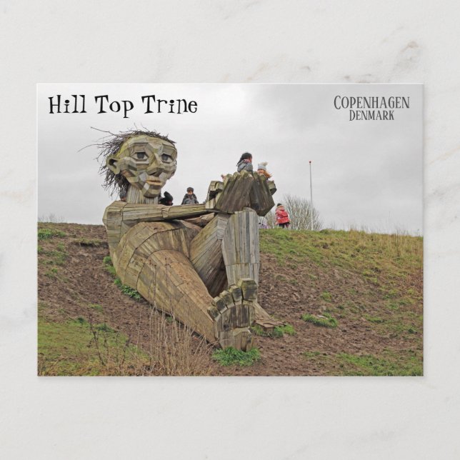 Cool Danish Troll Postcard! Postcard (Front)