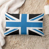 Cool Dark Blue Union Jack British(uk) Flag Lumbar Pillow 