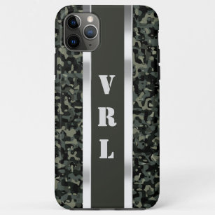 Cool Dark Green Camouflage iPhone 11 Pro Max Case
