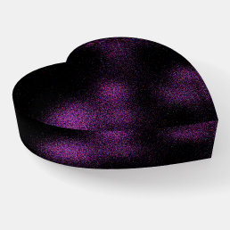 Cool Dark Purple Heart Paperweight