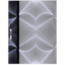 Cool Dark Stainless Steel Metal Dry-Erase Board