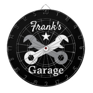 Cool dartboard for car mechanic garage and mancave