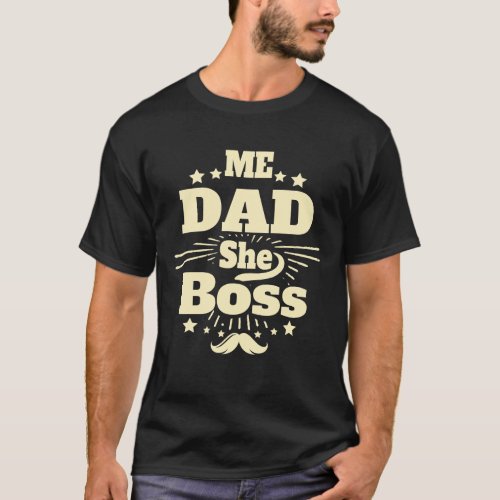 Cool daughter  Dad Matching Outfits T_Shirt