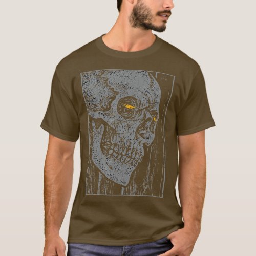 Cool Death Skull Skeleton Short Sleeve T_Shirt