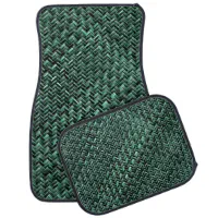 Dark green car floor best sale mats