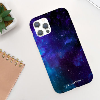 Cool Deep Space Galaxy W/ Name Iphone Xr Case by PaperDahlia at Zazzle
