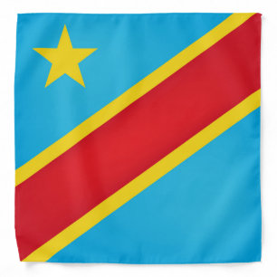 Cool Democratic Republic Of Congo Flag Fashion Bandana