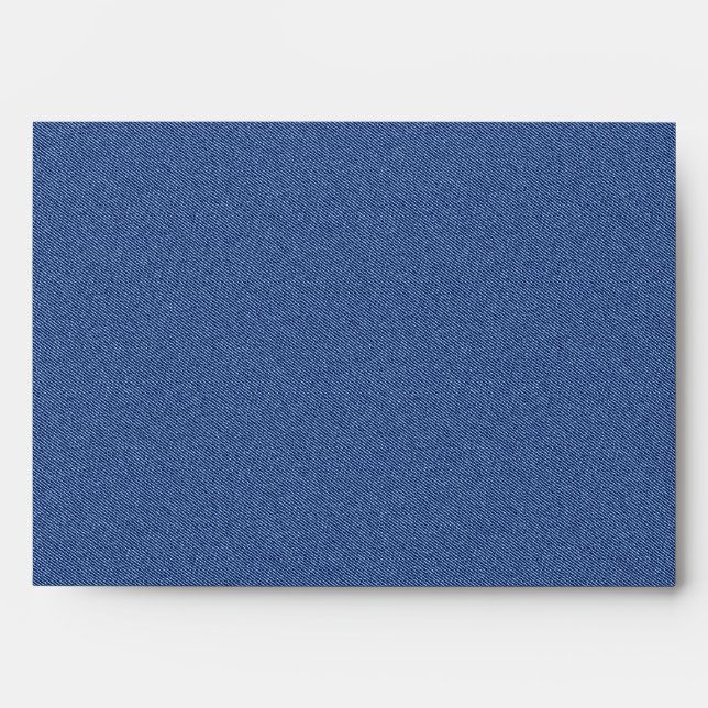 Cool Denim Blue Jeans Envelope (Front)