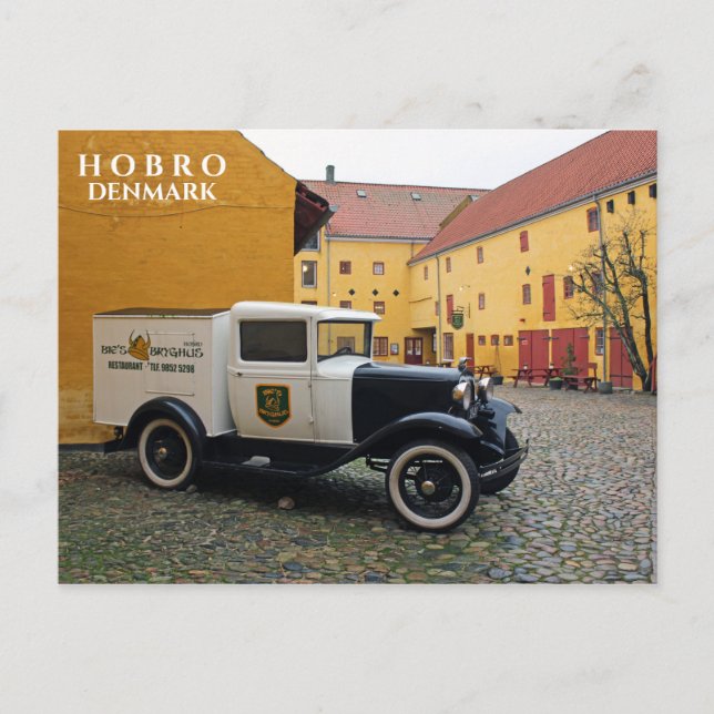 Cool Denmark, Hobro Postcard! Postcard (Front)