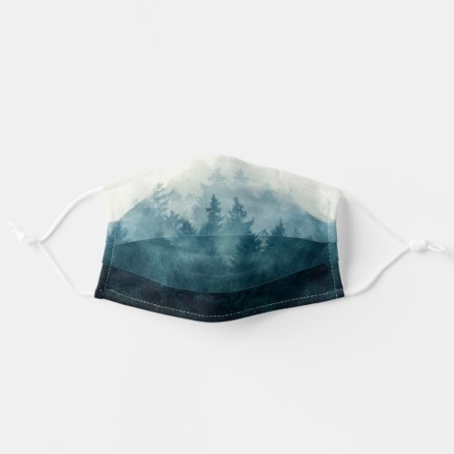 Cool Dense Forest Pattern Novelty Gifts Adult Cloth Face Mask