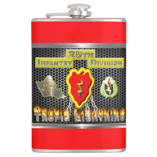 Cool Design 25th Infantry Division Flask