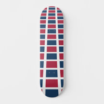 Cool Design Bold Red and Blue Pattern 8 inch