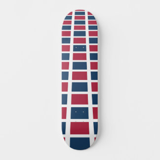 Cool Design Bold Red and Blue Pattern 8 inch Skateboard